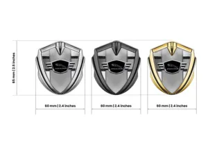 Jaguar Metal Domed Emblem Customizable Force Style